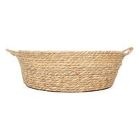 Produktbild von Duvo+ Laguna Katzenbett aus Seegras mit Kissen Größe L 44x44x14cm Beige