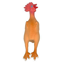 Produktbild von Duvo+ Latex Quietschspielzeug Huhn Bunt für Hunde - 15 cm