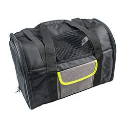 Duvo+ Lyon Transportbox für Hunde und Katzen, Schwarz, Polyester, wasserdicht – Bild 1 von 6