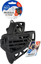 Duvo+ Maulkorb aus Gummi für Hunde Schwarz Größe L – Bild 1 von 2