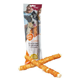 Duvo+ Meat! Zahnpflege-Snack Rindshaut und Huhn Sticks Large für Hunde, getreidefrei und glutenfrei, 2 Stück – Bild 1 von 2