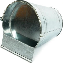 Duvo+ Metall Tränke für Hühner in Silber – Bild 1 von 2