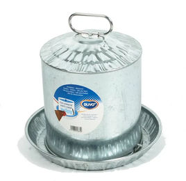 Produktbild von Duvo+ Metall Tränke für Hühner verzinkt Silber 10 Liter - 10 l