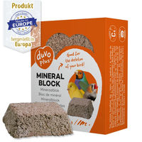 Produktbild von Duvo+ Mineralblock Ergänzungsfutter für Vögel wie Wellensittiche und Kanarienvögel 80 g - 80 g