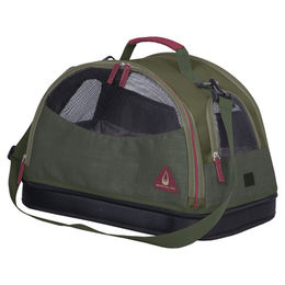 Duvo+ Mini Transportbox für Hunde wasserdicht aus Polyester in Grün – Bild 1 von 2