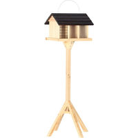 Produktbild von Duvo+ Modena Futterhaus für Gartenvögel aus Holz in Natur Braun