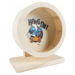 Duvo+ Nager Laufrad Die Schlümpfe aus Holz für Ratten und Degus 29 cm - 29 cm – Bild 1 von 2
