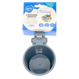Duvo+ Nager-Napf aus Kunststoff mit Schraubbefestigung grau 300 ml - 300 ml – Bild 1 von 5