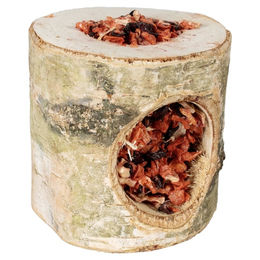 Duvo+ Nagersnack gefüllter Birkenstamm Knabberstange für Nager und Kaninchen 180 g - 180 g – Bild 1 von 2