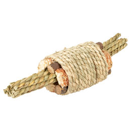 Duvo+ Nagerspielzeug aus Naturmaterialien Wasserhyazinthe und Maiskolben für Kaninchen – Bild 1 von 3