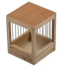 Duvo+ Nistkasten aus Holz mit Holzstäben für Vögel – Bild 1 von 5
