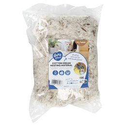 Duvo+ Nistmaterial Cotton Dream weiß aus Baumwolle für Vögel und kleine Säugetiere 150 g – Bild 1 von 6