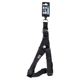 Produktbild von Duvo+ Norwegergeschirr Step in Classic Hundegeschirr aus Nylon Schwarz Größe L