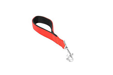 Duvo+ Nylon Kurzführer für Hunde rot 30cm doppelt - 30 cm – Bild 1 von 2