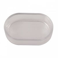 Produktbild von Duvo+ Ovaler Napf Transparent für Hunde und Katzen 12x7x3,5 cm