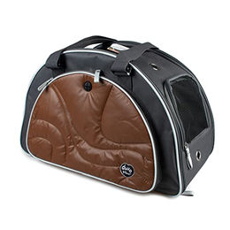 Duvo+ Paris Comfy Hundetasche für kleine Hunde bis 7 kg Karamell wasserdicht mit abnehmbarem Kissen 50 x 22 x 32 cm – Bild 1 von 6