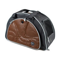 Produktbild von Duvo+ Paris Comfy Hundetasche für kleine Hunde bis 7 kg Karamell wasserdicht mit abnehmbarem Kissen 50 x 22 x 32 cm