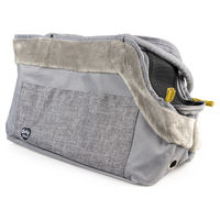 Produktbild von Duvo+ Paris Pet Bag Chic Tragetasche für kleine Hunde in Grau 42x21x27 cm