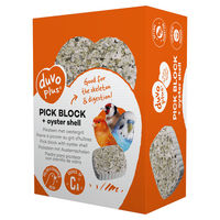 Produktbild von Duvo+ Pickstein mit Austernschalen für Vögel 200 g - 200 g
