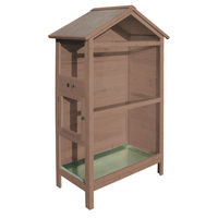 Produktbild von duvo plus Woodland Acacia Cottage Vogelhaus aus Holz für Wildvögel 100 x 55 x 175 cm