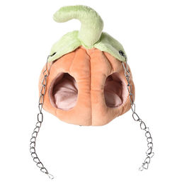Duvo+ Plüsch Kürbishaus für Nagetiere orange/grün – Bild 1 von 4