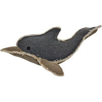 Produktbild von Duvo+ Plüschspielzeug Delphin für Hunde aus Canvas in Grau - 1 Stk.