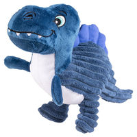 Produktbild von Duvo+ Plüschspielzeug Dino Ankylosaurus für Hunde mit Squeaker in Blau