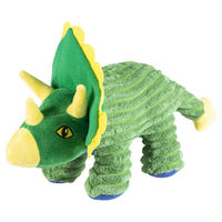 Produktbild von Duvo+ Plüschspielzeug Dino Triceratops für Hunde in Grün