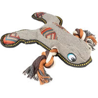 Produktbild von DUVO+ Plüschspielzeug Frosch für Hunde aus Polyester in Grau
