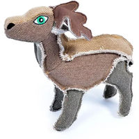 Produktbild von Duvo+ Plüschspielzeug Hirsch aus Canvas für kleine und mittelgroße Hunde - 1 Stk.