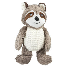 Duvo+ Plüschspielzeug Waschbär Tummy für Hunde Braun Größe M – Bild 1 von 3