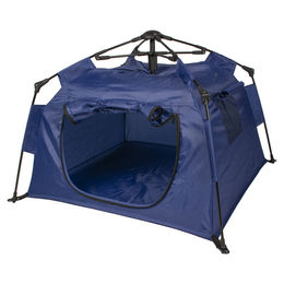 Duvo+ Pop-up Hundezelt blau Größe L 100x100x70cm – Bild 1 von 2