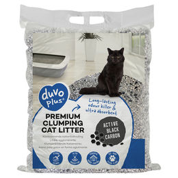 Duvo+ Premium Active Black Carbon Katzenstreu mit Aktivkohle 12 kg - 12 kg – Bild 1 von 4