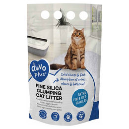 Duvo+ Premium Fein Silica klumpenbildendes Silikatstreu Weiß 5 Liter - 5 l – Bild 1 von 2