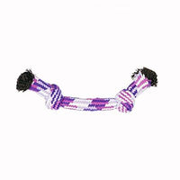 Produktbild von Duvo+ Premium Hundespielzeug aus Baumwolle 23 cm Lila Weiß - 23 cm