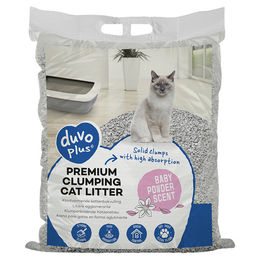Duvo+ Premium Katzen-Klumpstreu Babypuder 12 kg - 12 kg – Bild 1 von 2