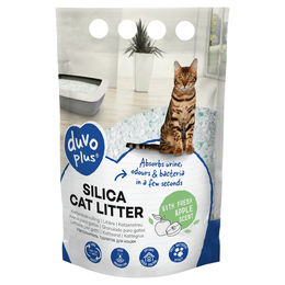 Duvo+ Premium Silica Katzenstreu Apfel 5 l - 5 l – Bild 1 von 6