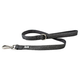 Duvo+ Reflektierende Hundeleine City NY aus Nylon Schwarz S-M 120 cm - 120 cm – Bild 1 von 2