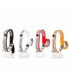 Duvo+ Reflektierendes Katzenhalsband mit Adresse und Glöckchen 20-30 cm – Bild 1 von 6