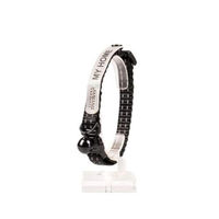 Produktbild von Duvo+ Reflektierendes Katzenhalsband mit Adresse und Glöckchen Schwarz 20-30 cm - 1 Stk.