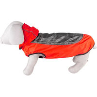 Produktbild von Duvo+ Regenmantel Hi Vis Sporty für Hunde wasserdicht Rot Schwarz XL
