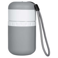 Produktbild von Duvo+ Reise-Trinkflasche aus Silikon in Grau