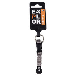 Produktbild von Duvo+ Safety Halsband für Mini Hunde aus Nylon in Grau Größe XS