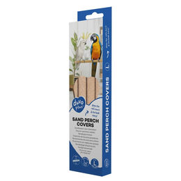 Duvo+ Sandpapierhülsen für Vögel Sitzstangenschutz Größe L Beige 3er Pack – Bild 1 von 2