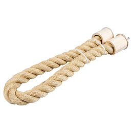 Produktbild von Duvo+ Schaukel Sitzstange aus Baumwolle und Sisal für Vögel und Nagetiere beige Größe M