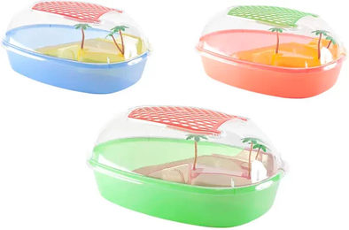 Produktbild von Duvo+ Schildkrötenbad Tank Toby mit Insel und Abdeckung 52x38 cm