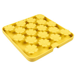 Duvo+ Schleckmatte Ringelblume Gelb aus Silikon für Hunde – Bild 1 von 6