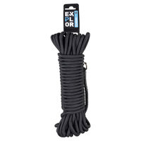Produktbild von Duvo+ Schleppleine aus Polyester Schwarz 15 m