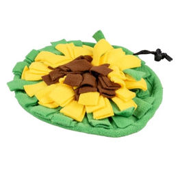 Duvo+ Schnüffelmatte Mais für Kaninchen aus Fleece in Gelb Grün Bunt – Bild 1 von 9