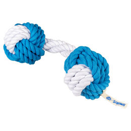 Produktbild von Duvo+ Seilhantel Die Schlümpfe Hundespielzeug aus Baumwolle 30 cm Blau - 30 cm